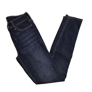 NWOT Abercrombie Blue Denim Jeggings Midrise Slim 13/14